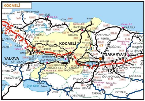 istanbul kocaeli haritası